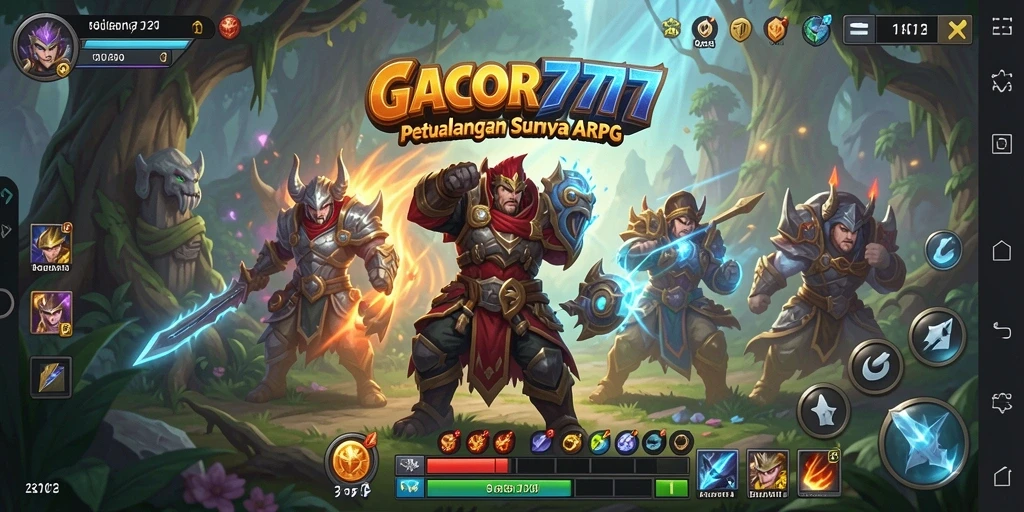 Tangkapan layar GACOR777 menampilkan aksi pertarungan seru dalam dunia ARPG.