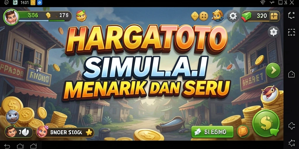 Screenshot HARGATOTO menampilkan gameplay simulasi yang seru dan interaktif.