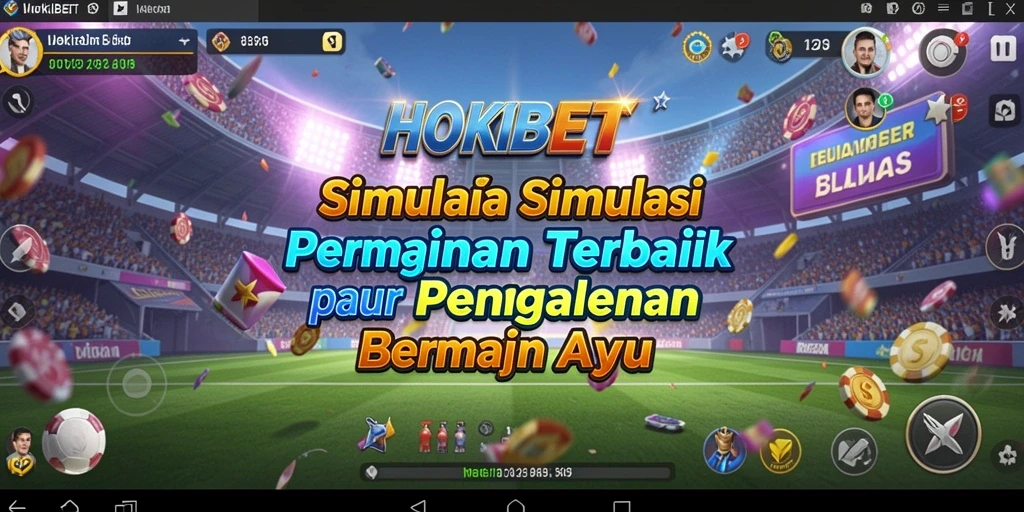 Tampilan gameplay menarik dari HOKIBET dalam simulasi permainan.