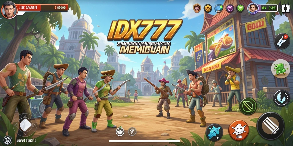 Tangkapan layar dari gameplay <strong>IDX777</strong> yang menunjukkan interaksi karakter untuk simulasi yang mendalam.