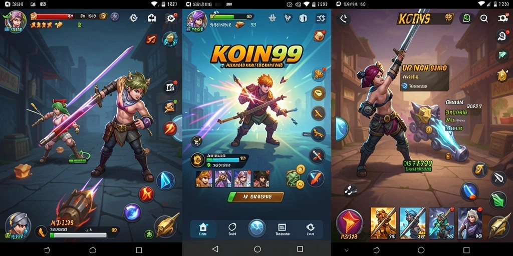 Tampilan utama KOIN99 yang user-friendly memberikan kemudahan akses.