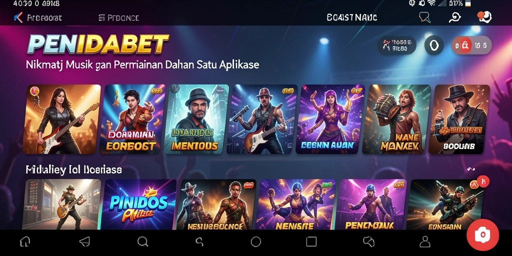 Tampilan gameplay PENIDABET yang seru dan penuh interaksi.